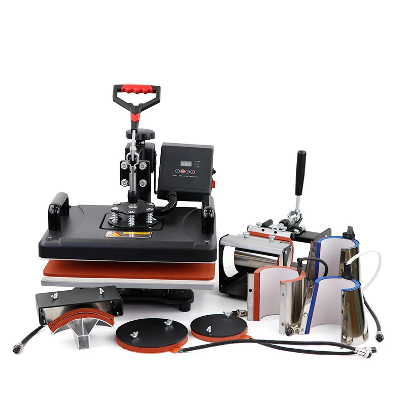 Qj-1j 8 In 1 Heat Press Machine Suit 
