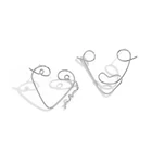 Hoop Earrings Handmade Hypoallergenic Zircon Silver Indian Small Wide Gold Hoop Earrings