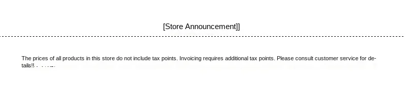 Invoice Announcement