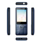 Sim Phone Mobile Big Battery Big Screen 2.8 Inch Big Flashlight Dual Sim 2G GSM Bar Feature Phone Mobile Phone