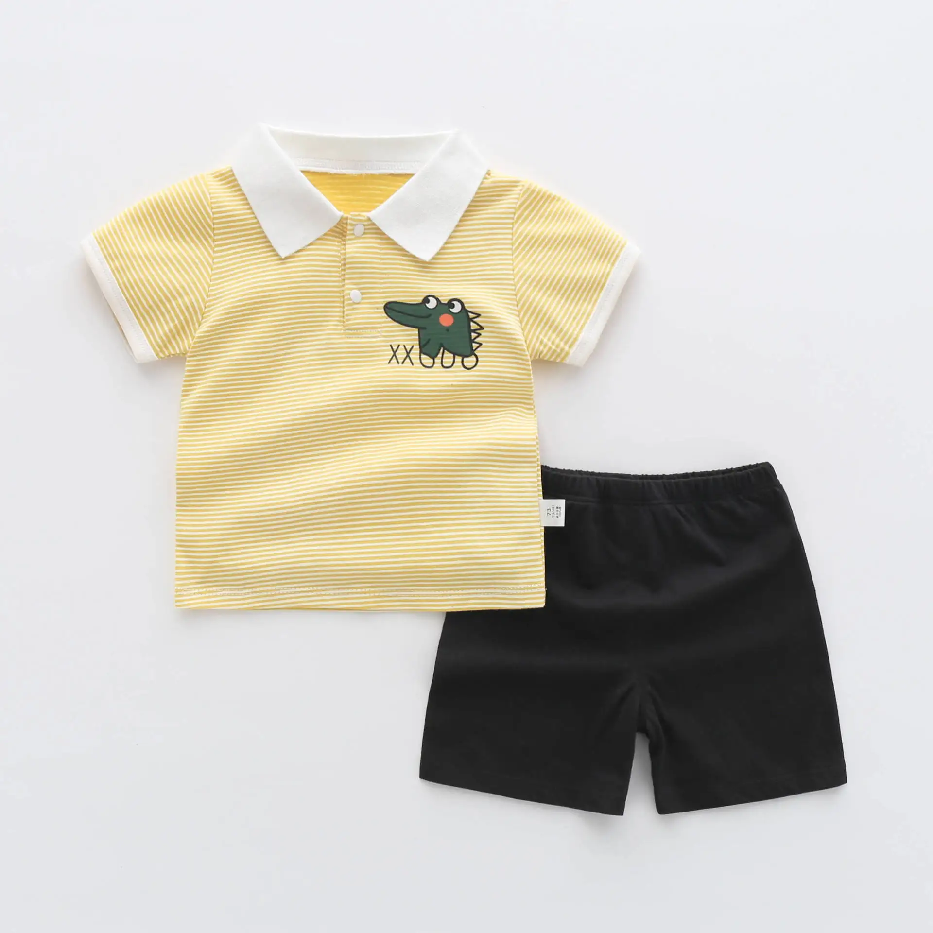 manufacturer Baby Boy Clothing Sets Summer Casual Kids Boy Clothes Two Piece Outfits Shorts and T shirt Cute Children's Clothing