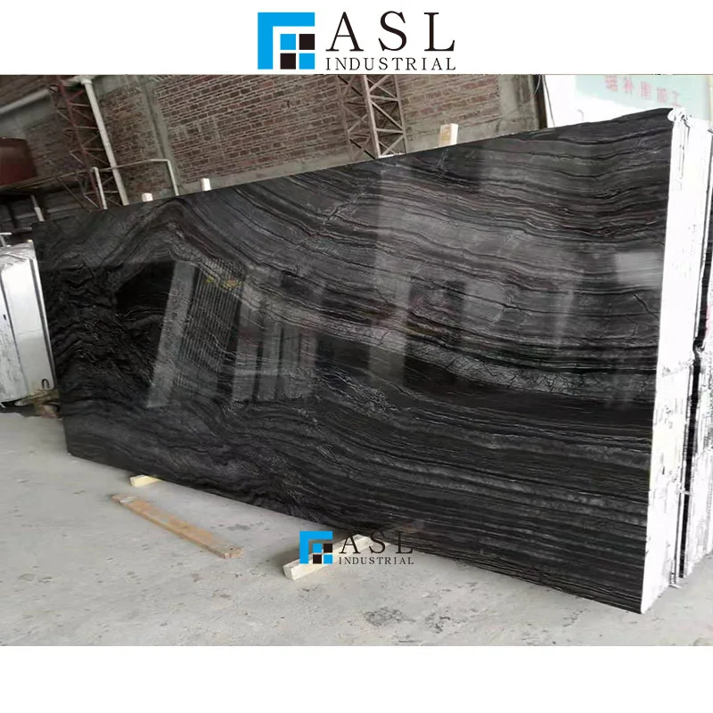 Ancient Wood Vein Black Marble Tiles and Marbles Stone floor tiles marble wall tiles