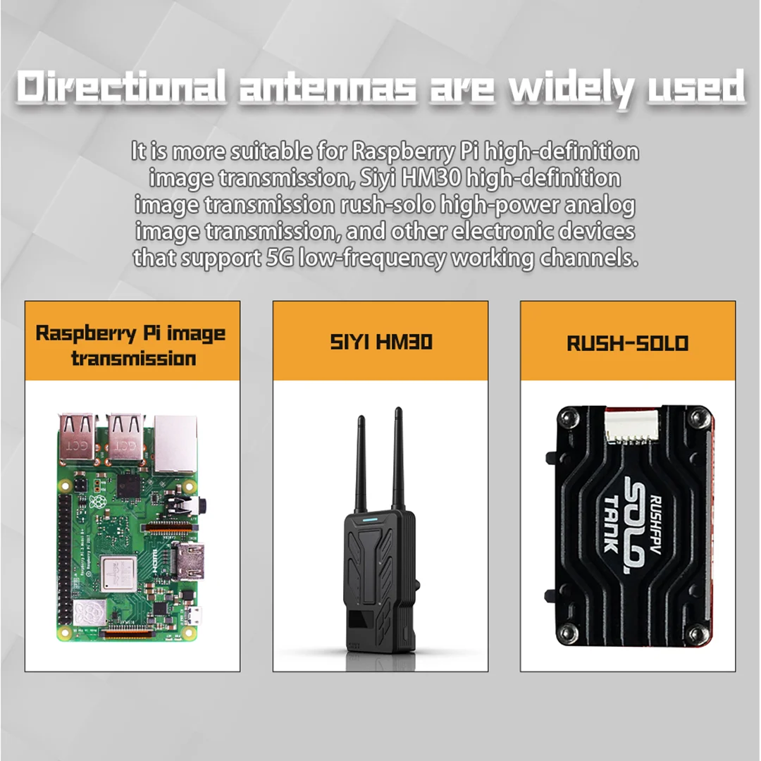 High Gain Antenna HM30 21dB HM30 Ground Unit Rush drone Antenna Directional Patch Antenna factory