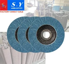 Grinding wheels Stainless Steel High Density Flap Disc 80 4 inch ceramic flexible abrasive Jumbo Premium Zirconia flap disc