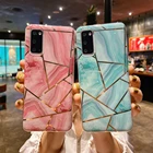 Samsung Case For Samsung S20FE Silicon Case Marble TPU Phone Cover For Galaxy Note 20 Glossy Phone Case