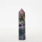 Wholesale Bulk Natural Healing Rainbow Fluorite Crystal Tower For Sale For Decoration