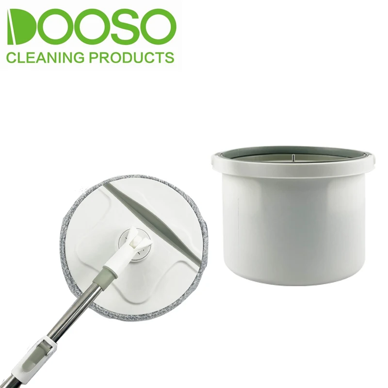 Household Floor Cleaning Hand Free Wash Mop with bucket Micro Fiber Flat 360 Spin Mop and Bucket Set
