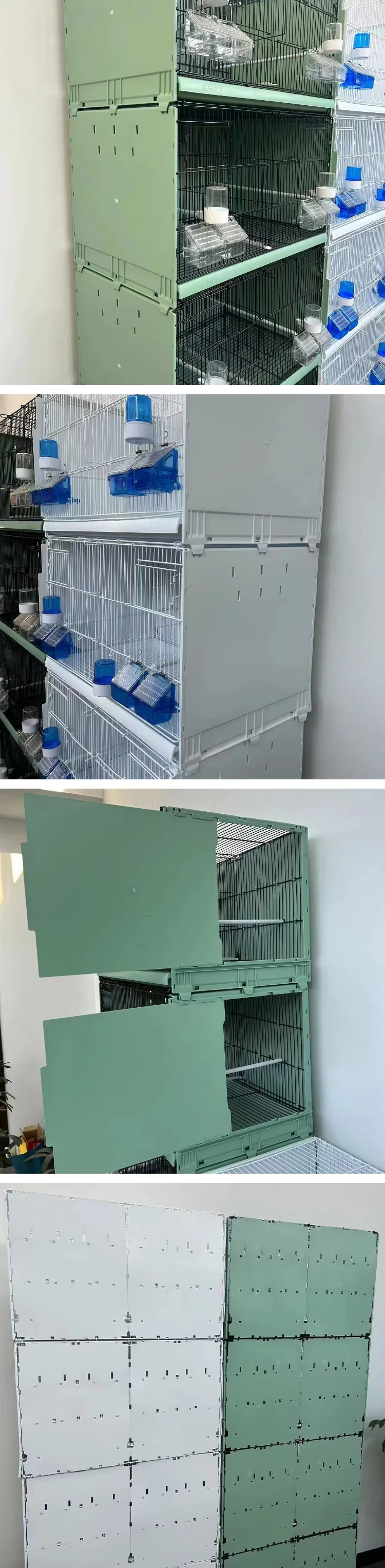 Curated visual reference: White Metal Wire Foldable Bird Cages Photo Inspiration