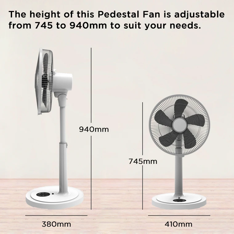 Vertical Air Circulation Fan, 24, Plastic - detail 16