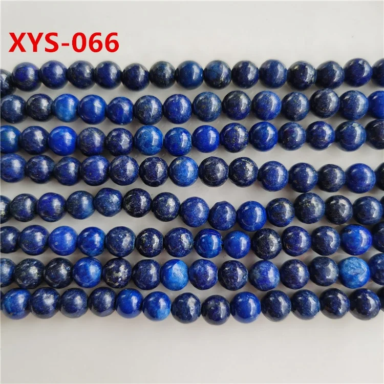 8mm  natural lapis stone jewelry beads