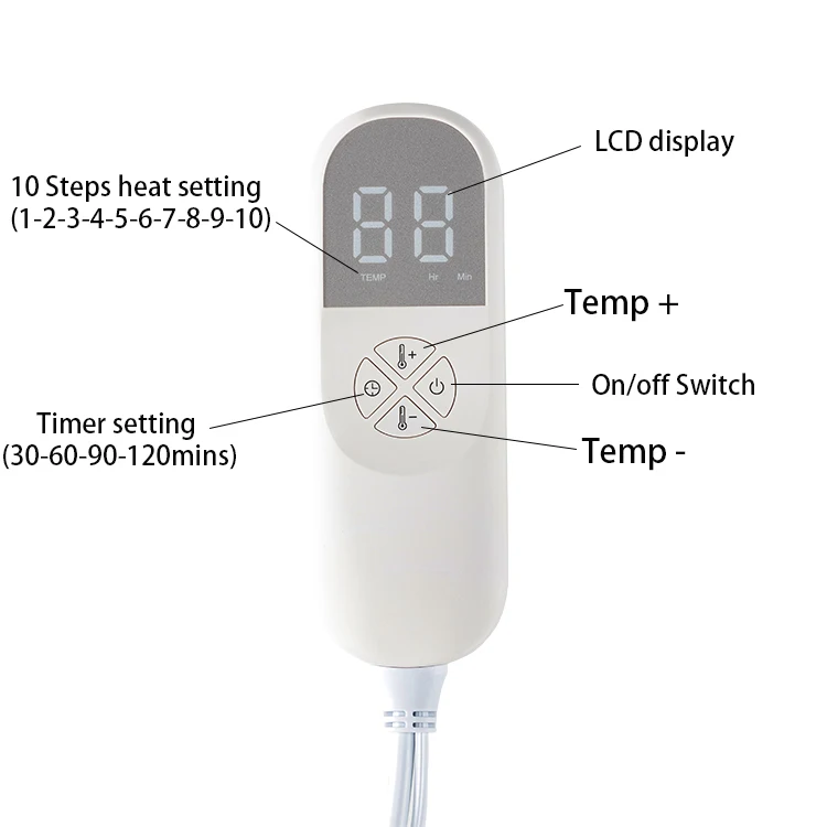 Foot Warmer, 10000mAh, 10-Step, 12-Timer - detail 20