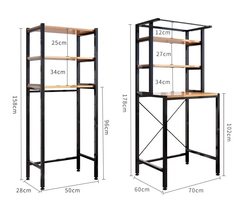 Customizable Bamboo Toilet Storage Shelf Multifunctional Standing Type Bedroom Bathroom Organizer OEM/ODM Design