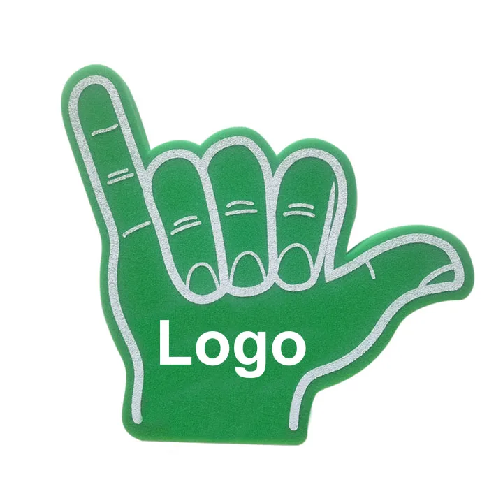 High Quality Factory Customize Imprint Big Sponge Cheering Foam Hand