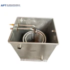 Food Heating Coil Exchanger APT 17.5KW Food Grade Safety Stainless Steel Coil Beer Heat Exchanger With Water Tank