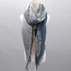 Leaf Scarf Scarf Women Fashion Wholesale Custom Women Leaf Print Scarf Winter 100%Polyester Scarves