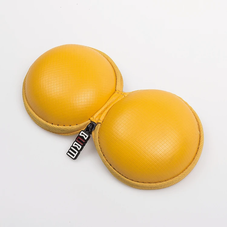 Custom 7*7*3CM EVA Carrying Zipper Closure Waterproof Earplug Earphone Case Practical Bags & Cases Product details