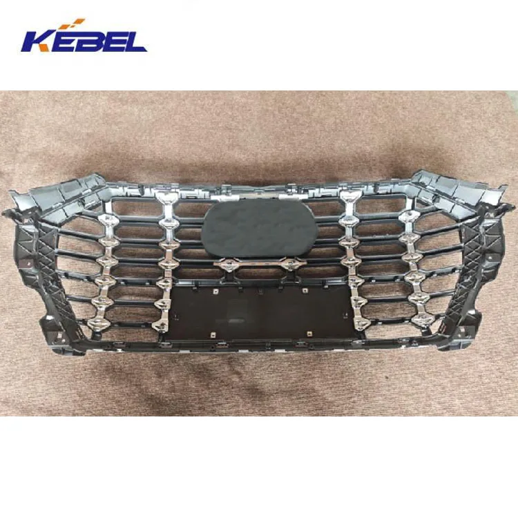 product oem 83g853651b premium rsq3 style honeycomb front grille for audi q3 2019 2022 gloss black aggressive look upgrade-6