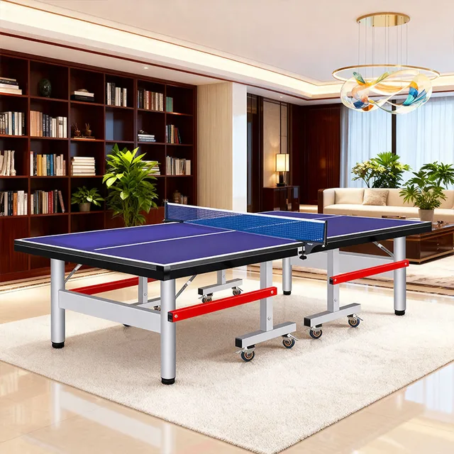 Promotion Foldable 25mm Indoor Sport Table Tennis Table Made in China for Competitions