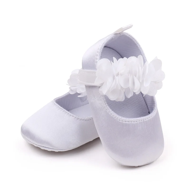 product new arrival spring summer soft soled non slip floral walking shoes for baby girls-3