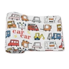 Cotton 2021 Hot Selling Multi Use Double Gauze Custom Print Breathable Lightweight Organic Cotton Muslin For Babies