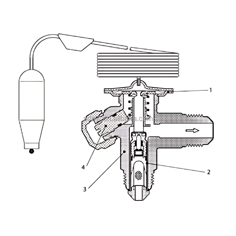 Thermostatic Expansion Valve, solenoid, brass - detail 20