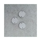 Logo Low Price Customized Circular Logo Electroplating Light Gold Plate For Home Textile