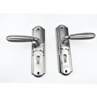 Stainless Handle Baolai Hardware Qualified Aluminium Door Handle On Stainless Steel Plate Chrome Plated