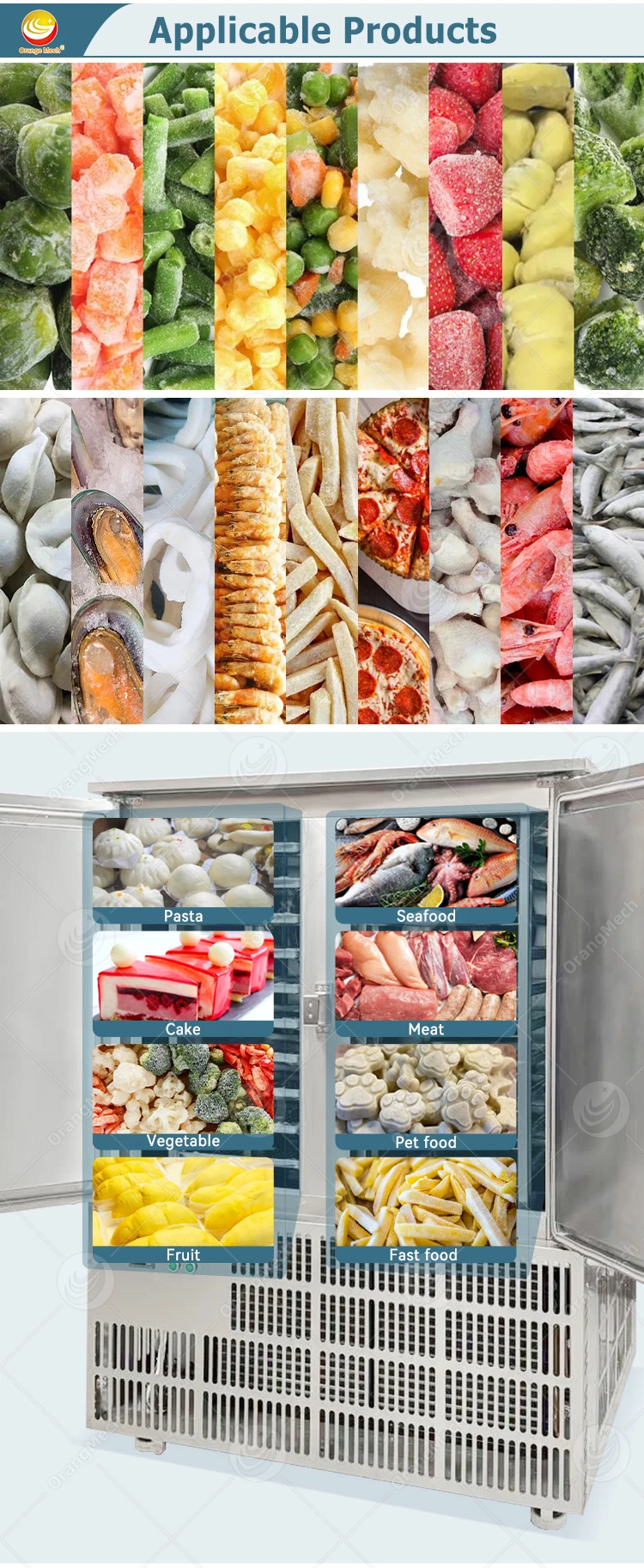 Tray Quick Freezer, ORME, 220 V, 5 KW - detail 8
