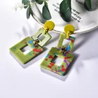 Earrings Fashion Girls Hoop Earrings Wholesale Earrings Mixed Cute Earrings Acrylic Women Party Accessory
