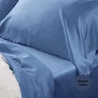 Bedding Set 300TC Soft Hand Feeling Luxury Bamboo Bedding Set Bed Sheet Like Silk