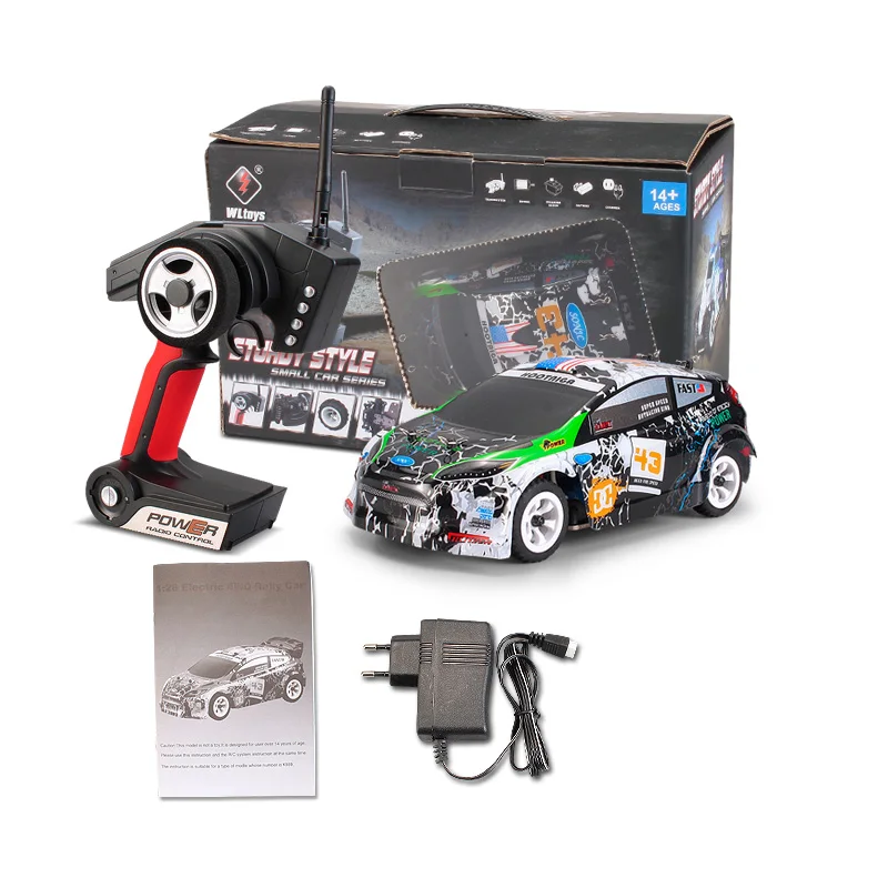 Wltoys K989 4WD 1/28 Brushed RC Car 30km/h Racing Drift Radio Remote Control 