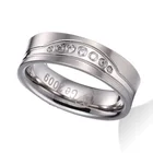 Titanium Rings Silver Titaniumrings Rings Men Wholesale Spikes Titanium Steel Rings Silver Plated For Men And Women