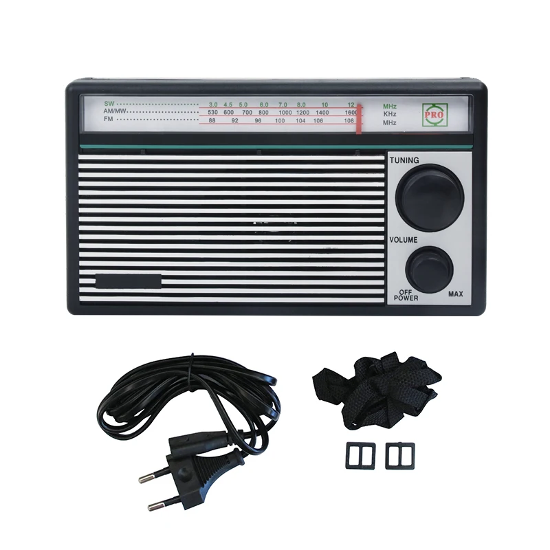SG-1201AC manufacture  fm am sw 3 bands portable radio with  high quality earphone jack and transformer