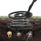 Treasure 3028 Long Range Metel Detector Desert Beach Outdoor Underground Treasure Gold Check Machine