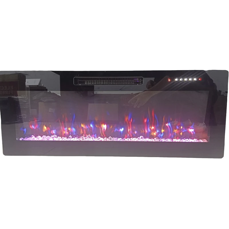 Slim Electric Insert Fireplace, 36"/42"/50"/60"/72", Wall - detail 22