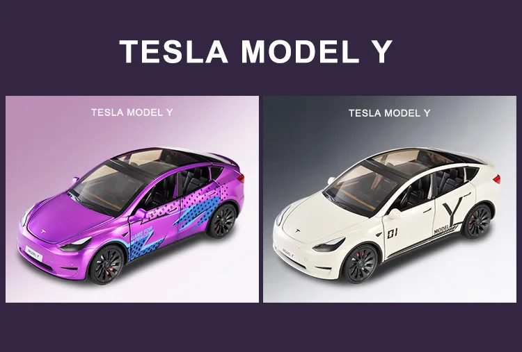 Die Cast Model Y Mold Toy Car Model 124 Children's Toy Simulation