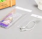 Opp Transparent Bag Custom LOGO OPP Transparent Small Jewelry Packaging Card Head Bag