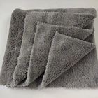 Car Microfiber Towels Factory Sell Microfiber Coral Fleece Laser Cutting Towel High Absorption Car Washer