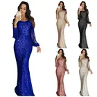 Gowns Wholesale High Quality Women Sequin Dress Sexy Gowns For Women Evening Dress
