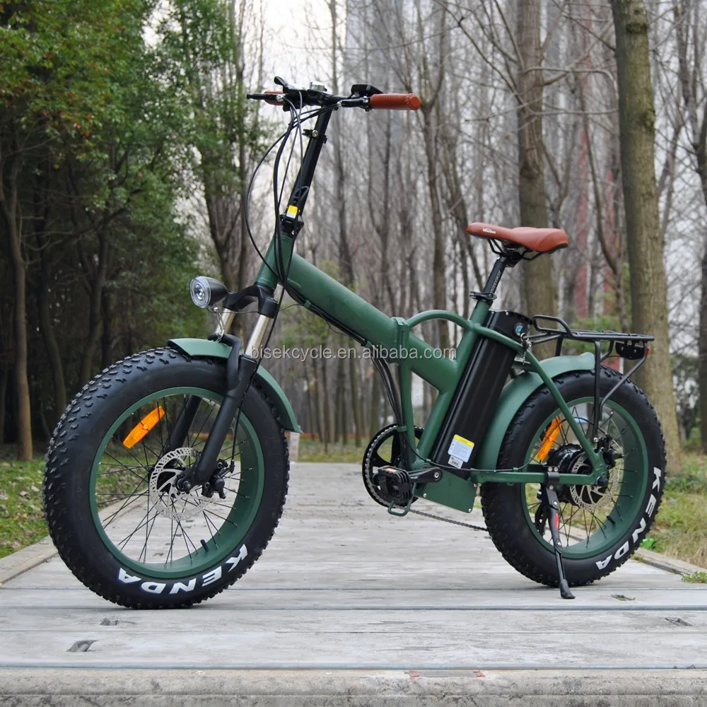 electric bike fat tire folding