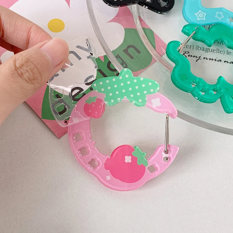 Doc Creatives Manufacturer New Cartoon Anime Wholesale Custom Personalized Design Acrylic Carabiner details