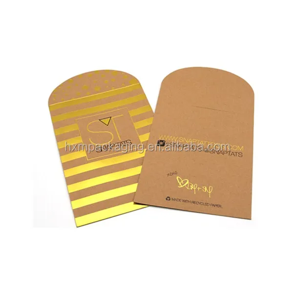 Customize Brand Name Pocket Envelope Gift Envelope With Card Logo Sleeve Foil Finish Paper Wallet Envelopes factory