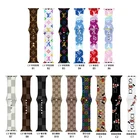 Silicone Watch Sport Watchband 38mm 40mm 42mm 44mm Custom Silicone Apple Watch Band