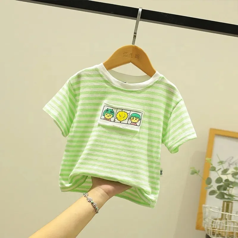 Children's clothing wholesale summer children's short-sleeved T-shirt for boys and comfortable baby cartoon half-sleeved tops