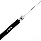 GYXTW Outdoor Armoured Fiber Cable 12 Core Single Mode Fiber Optic Cable With Messenger Wire FRP