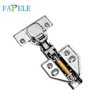 Furniture Hardware Hinge 35 Mm Buffering Full Overlay Clip On Soft Close Hydraulic Kitchen Cabinet Hinge