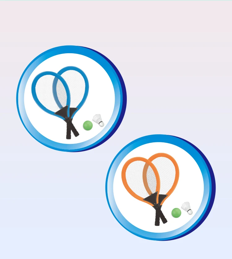product soft tennis badminton set for kids beginners with lightweight rackets 1 foam ball and shuttlecocks indoor outdoor backyard game-1