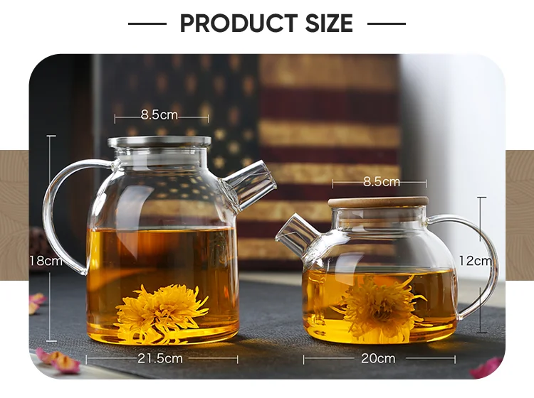 Microcrystalline Glass Kettle Transparent Glass Kettle Teapot Wholesale