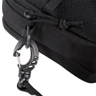 Black Outdoor Sling Small Phone Bag Oxford Waist Bag Customized Logo Waterproof Black Waist Bag