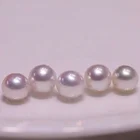 Pearls Beads 3-12mm Freshwater Bulk Pearls 4A Round Bright Light Comparable To Akoya Naked Beads